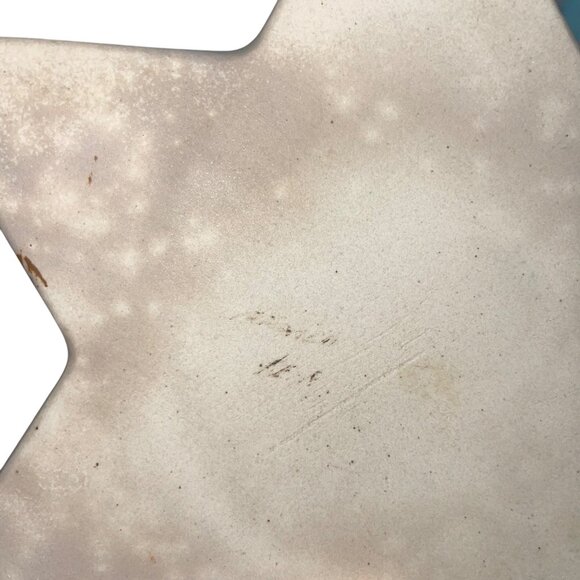 Ken Edwards Vintage Tonala Hexagram Folk Art Craft Pottery Bird Floral Plate - Picture 4 of 6